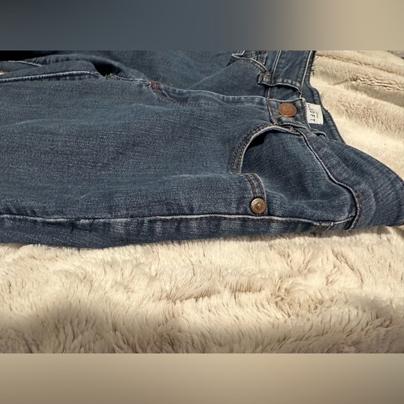 LOFT Women's Curvy Skinny Jeans P Petite- Dark Blue - Picture 12 of 16